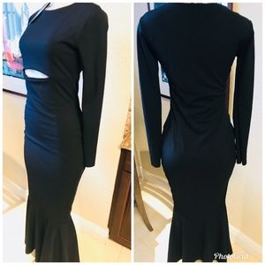 PRETTY LITTLE THINGS MERMAID STYLE MAXI DRESS NEW